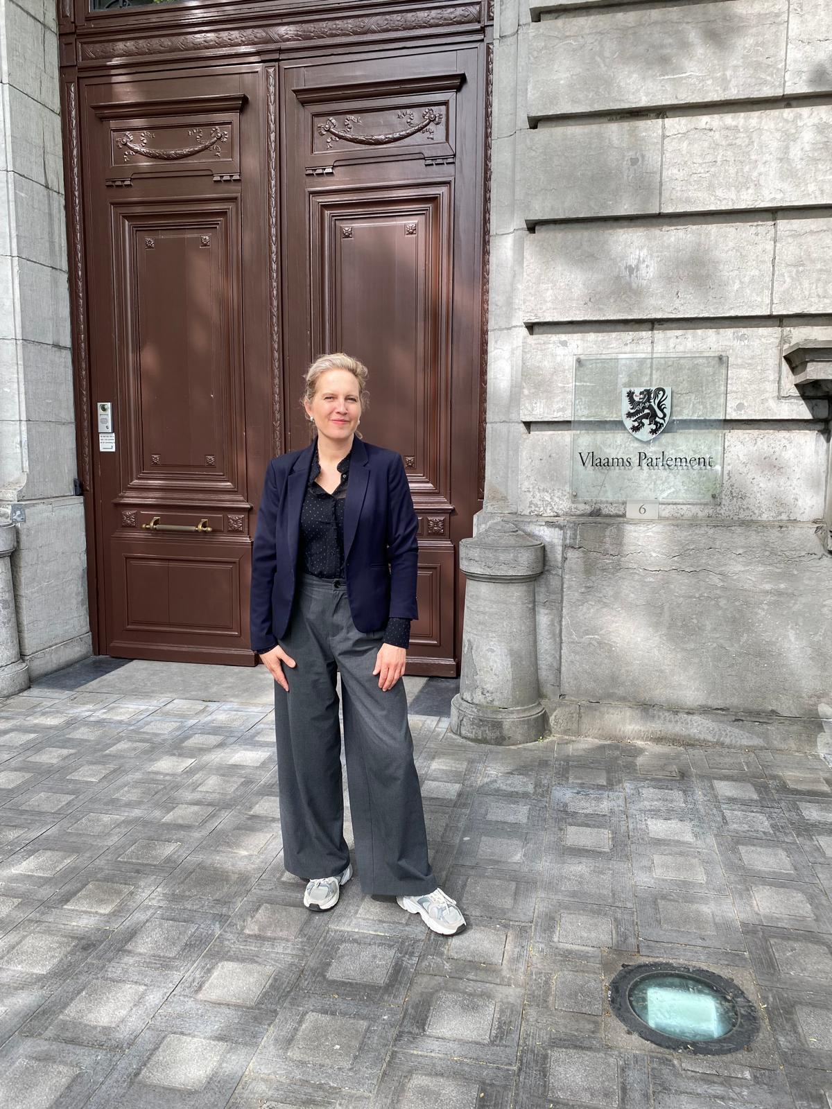 Caroline Vrijens, kinderrechtencommissaris voor het gebouw van het Vlaams Parlement