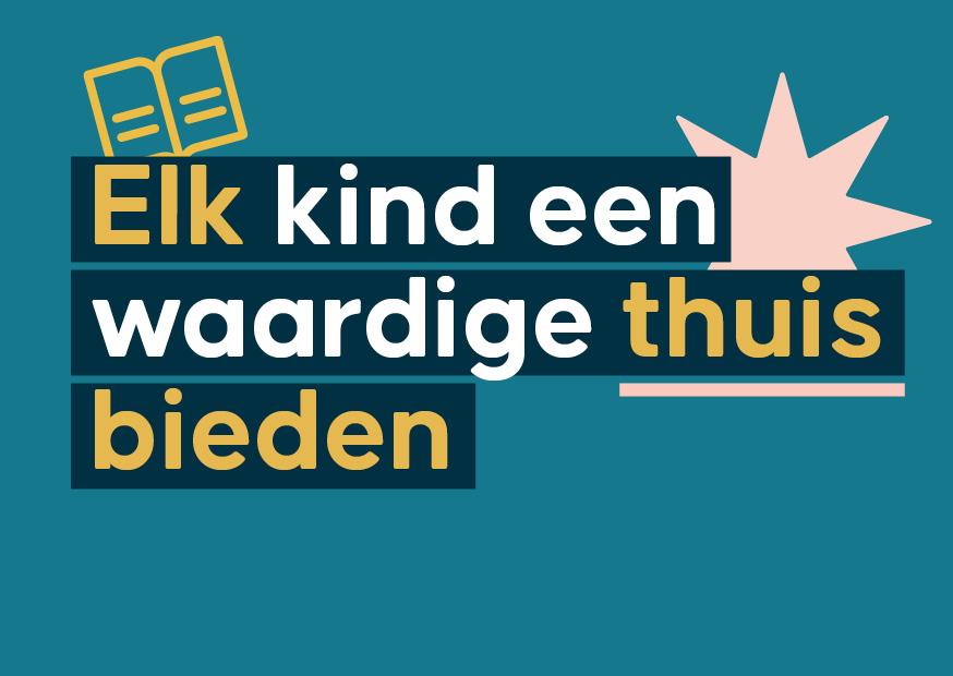 Lokaal Beleid postkaart 4 elk kind een waardige thuis