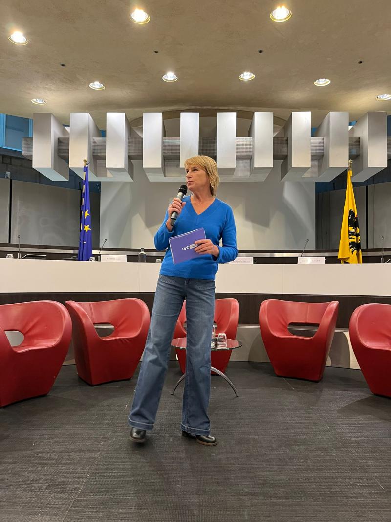 Moderator Goedele Devroy