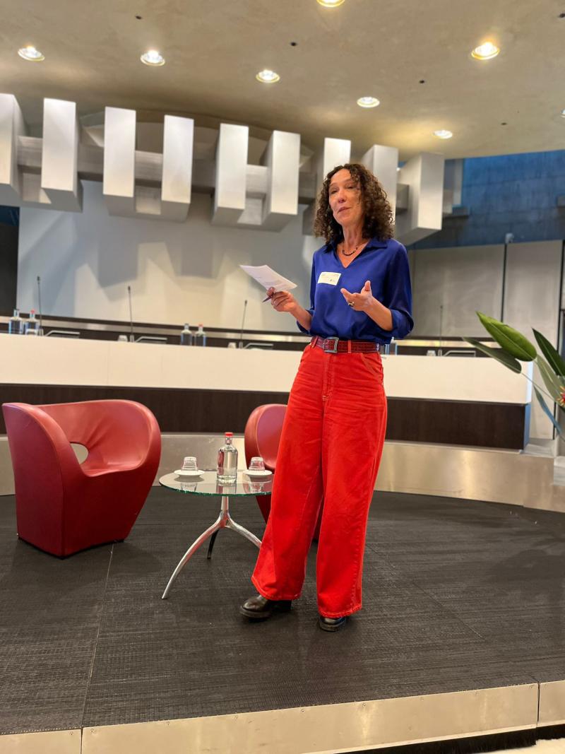 Moderator Veerle Segers 