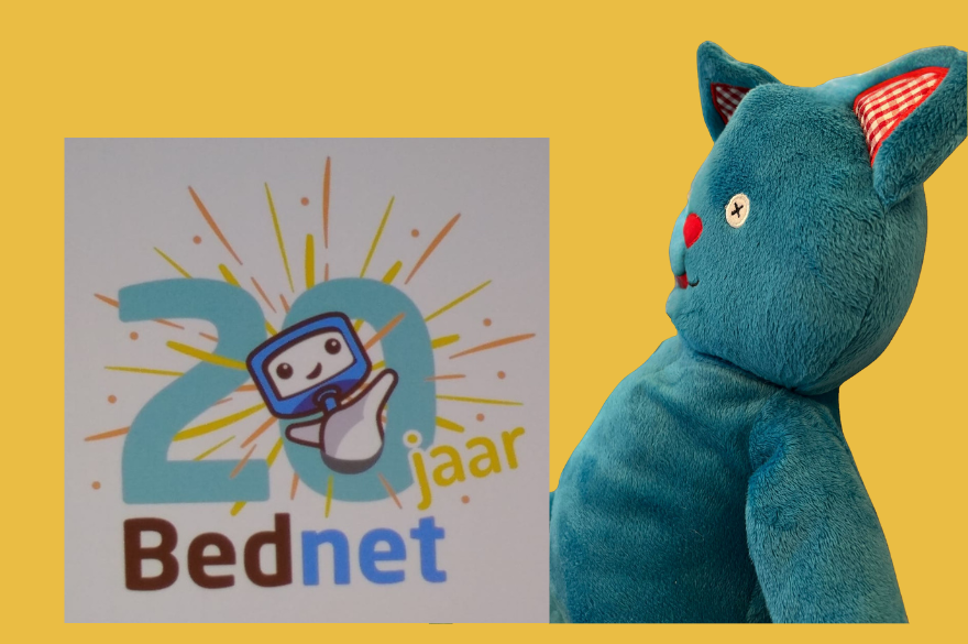 Bednet 20 jarig bestaan knuffel