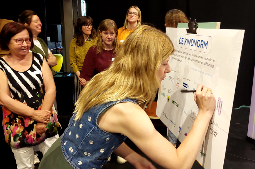 Ondertekening Kindnorm 11 mei 2025