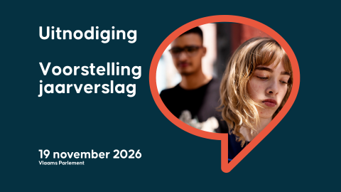 Uitnodiging Voorstelling jaarverslag, 19 november 2026, Vlaams Parlement